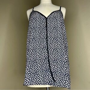 Urban Outfitters Blue Floral Tank Top Size S 4 Vintage Y2K Retro Boho Shirt Cute